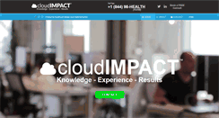 Desktop Screenshot of cloudimpact.com